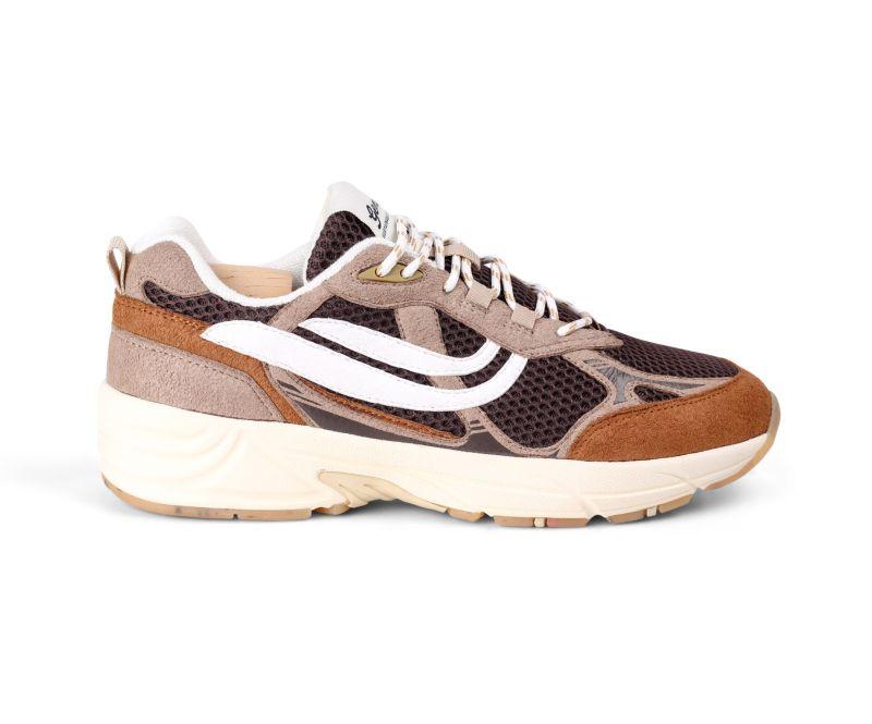 Genesis G-Eco 99 Spotted Sole Cognac Beige Grey Sneaker Unisex braun